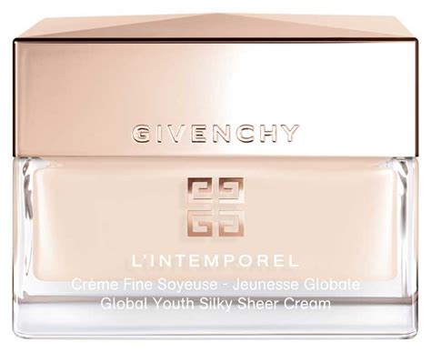 givenchy l'intemporel global youth silky sheer cream|Face care .